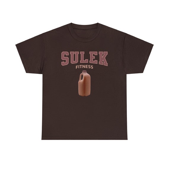 Sam Sulek Fitness Tee: Chocolate Milk Meme Oversize Gym Shirt