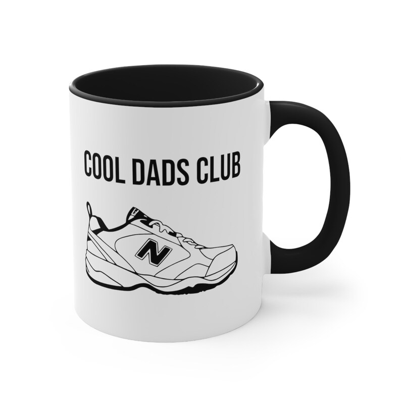 New Balance Cool Dads Club Coffee Mug Funny Dad Gift 11oz Mug Fathers Day New Balance Dad Joke Cup image 4