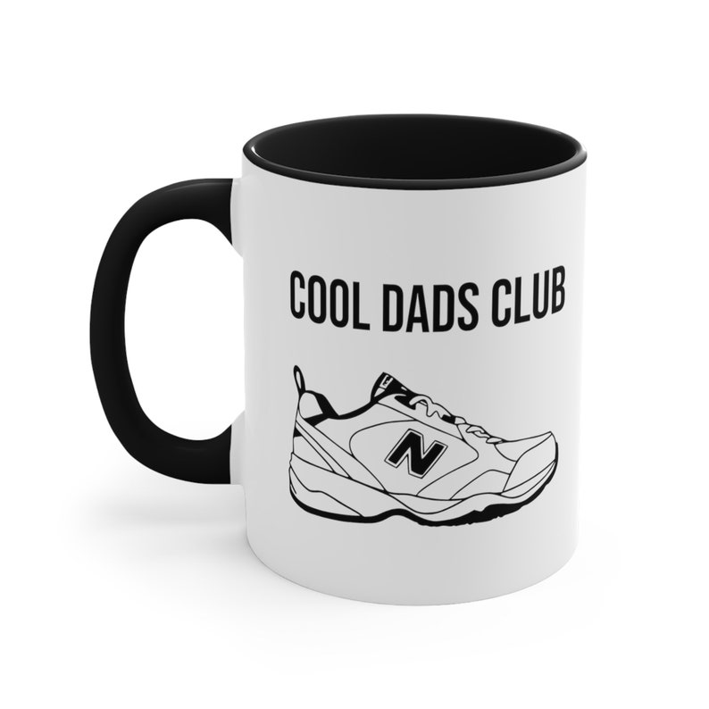 New Balance Cool Dads Club Coffee Mug Funny Dad Gift 11oz Mug Fathers Day New Balance Dad Joke Cup image 3