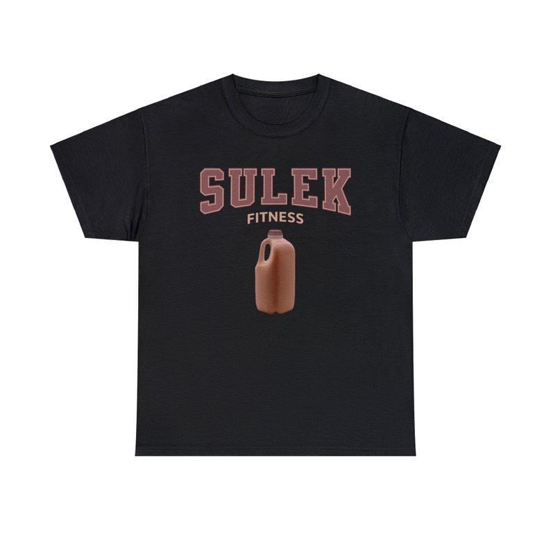 Sam Sulek Fitness Tee: Chocolate Milk Meme Oversize Gym Shirt image 6