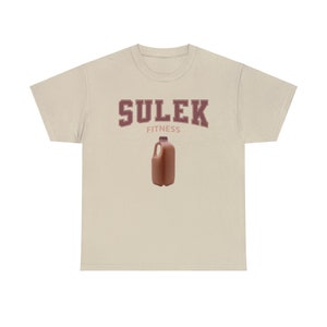 Sam Sulek Fitness Tee: Chocolate Milk Meme Oversize Gym Shirt image 4