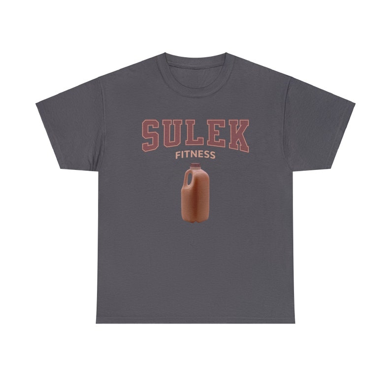 Sam Sulek Fitness Tee: Chocolate Milk Meme Oversize Gym Shirt image 2