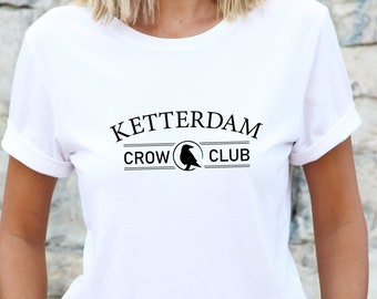 Six Of Crow Shirt, Ketterdam Tshirt, Bookish T-shirt, Book Lover Kids Shirts, Gift For Book Lover, Ketterdam Crow Club, Kids Literary Shirt