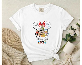 Comfort Colors® Personalised Disney Shirt, Custom Disney Tee, Matching Family T shirt, Holiday T-shirt, Disney Trip 2026