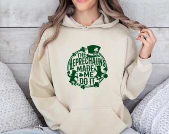 Lucky Day-hoodie, hoodie kabouters, St. Patrick's Day-cadeau, Clover-hoodie, Ierse trui, Shamrock-hoodie, Shenanigans-hoodie, St Paddys Day