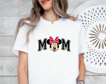 Disney Mama shirt, mama muis T-shirt, moederdag t-shirt, Minnie Mouse moeder T-shirt, moeder leven T-shirt, nieuw moeder T-shirt, gepromoveerd tot mama