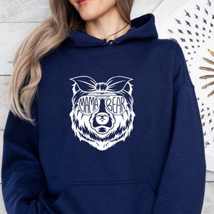 Mama Bear Hoodie, Funny Mum Hoodie, Mom Christmas Gift, Mum To Be Gift, New Mum Gift, Mothers Day Top, Mother Birthday Gift, Cute Mummy Gift image 5