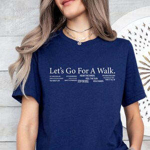 Walking Club Shirt, Walk Shirt, Let's Go Shirt, Walk Gift, Jogging Shirt, Funny Walk T shirt, Hiking Shirt, Let's Walk T shirt, Outdoors Tee image 7