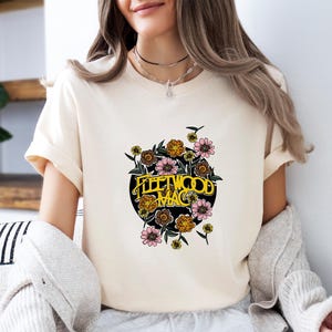 Chemise Fleetwood, Fleetwood Mac, T-shirt Fleetwood Mac, T-shirt groupe vintage, chemise groupe de musique, t-shirt Fleetwood Mac, chemise pour mélomanes