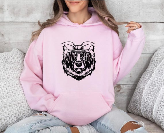 Mama Bear Hoodie, Funny Mum Hoodie, Mom Christmas Gift, Mum To Be Gift, New Mum Gift, Mothers Day Top, Mother Birthday Gift, Cute Mummy Gift