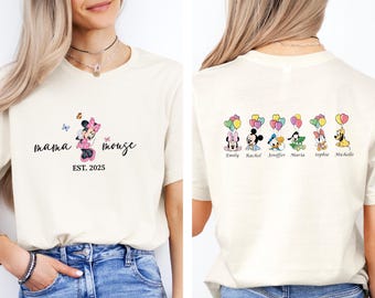 Mama Mouse Shirt, Mothers Day Shirt, Custom Mama Tshirt, New Mum T shirt, New Mama Gift, Personalised Mum, Mummy To Be T-shirt, Mom Life Tee