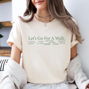 Walking Club Shirt, Walk Shirt, Let's Go Shirt, Walk Gift, Jogging Shirt, Funny Walk T shirt, Hiking Shirt, Let's Walk T shirt, Outdoors Tee image 3