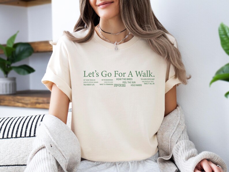 Walking Club Shirt, Walk Shirt, Let's Go Shirt, Walk Gift, Jogging Shirt, Funny Walk T shirt, Hiking Shirt, Let's Walk T shirt, Outdoors Tee image 3