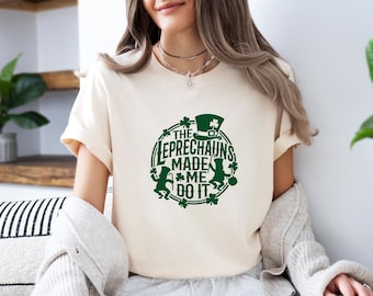 Lucky Day Shirt, Leprechauns T shirt, St Patricks Day Gift, Shamrock Shirt, Clover T shirt, St Patricks Day, Irish T shirt, Shenanigans Tee