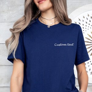Custom Text Shirt, Custom Design Shirt, Custom Tshirt, Personalised Tee, Custom Birthday, Your Text Here, Custom Logo, Custom Photo Shirt image 5