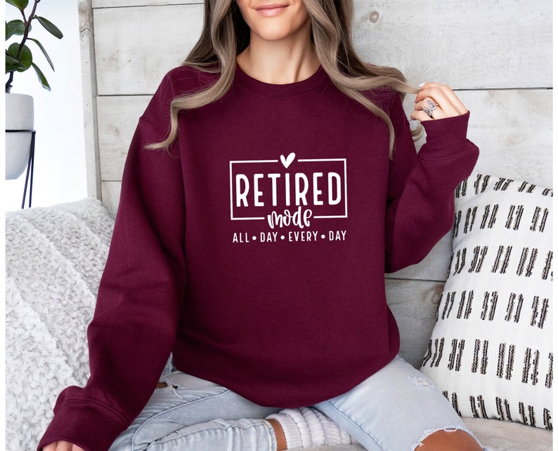 Retired Sweatshirt, Funny Retirement, Retirement Gifts, Retirement