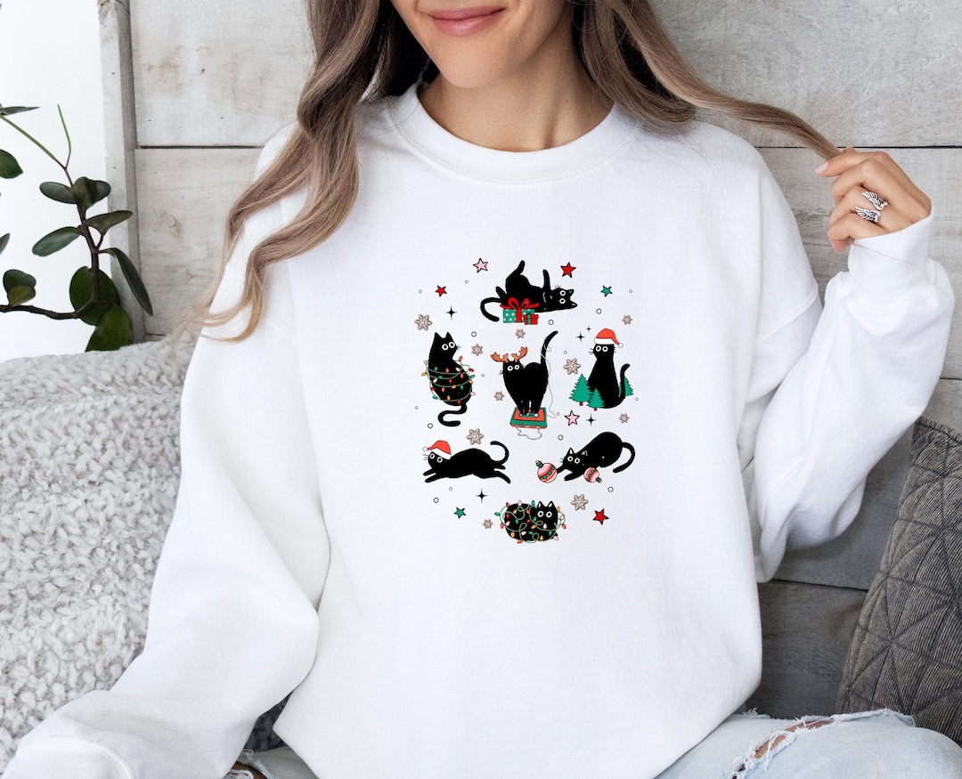 Christmas Cat Mama Hoodie