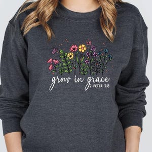 Religious Sweatshirt, Jesus Sweater, Bible Verse Jumper, Spiritual Sweater, Christian Sweatshirt, Inspirational Sweater, Faith Sweatshirt image 6