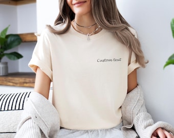 Custom Text Shirt, Custom Design Shirt, Custom Tshirt, Personalised Tee, Custom Birthday, Your Text Here, Custom Logo, Custom Photo Shirt