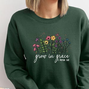 Religious Sweatshirt, Jesus Sweater, Bible Verse Jumper, Spiritual Sweater, Christian Sweatshirt, Inspirational Sweater, Faith Sweatshirt image 5