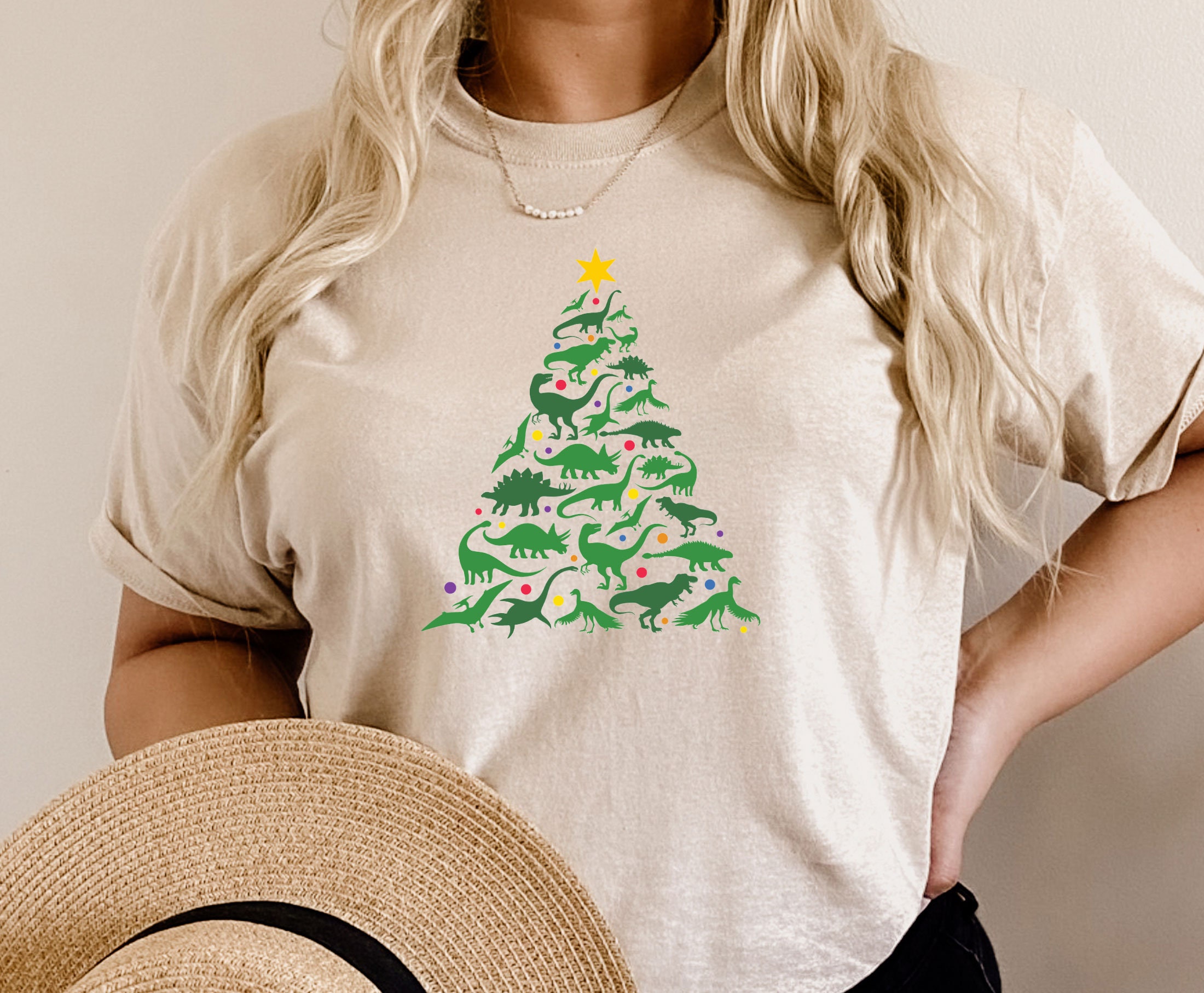 Discover Christmas Dinosaur Shirt, Dinosaur T-shirt, Kids Dinosaur Tshirt, Dinosaur Gifts, Funny Christmas Gift, Cute Dinosaur Tee, Holiday T shirt