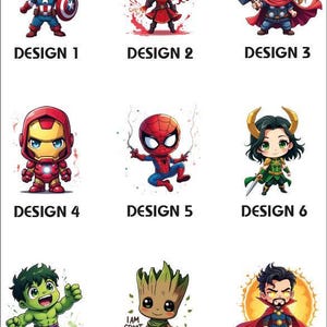 Avengers Fathers Day Shirt, Custom Super Dad T shirt, New Dad Gift, Kids Name Tee, Personalised Dad T-shirt image 2