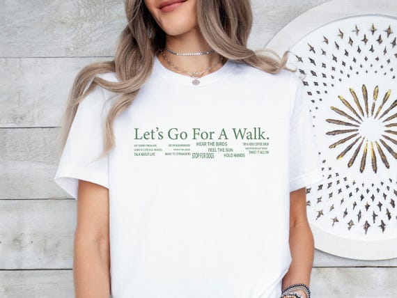 Walking Club Shirt, Walk Shirt, Let's Go Shirt, Walk Gift, Jogging Shirt, Funny Walk T shirt, Hiking Shirt, Let's Walk T shirt, Outdoors Tee