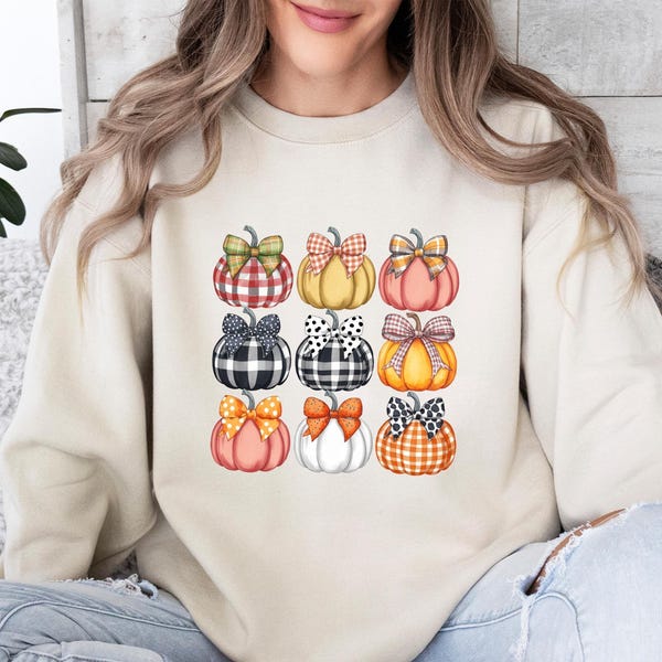 Sudadera de calabaza, jersey de calabaza de Halloween, jersey de calabaza "Hola Calabaza", temporada de calabazas, regalos divertidos de otoño, sudadera de otoño