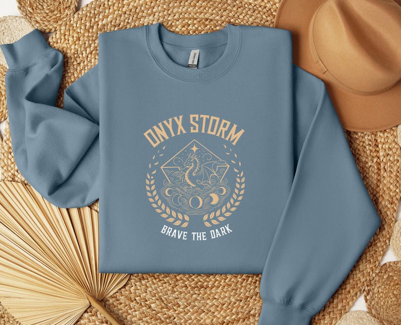 Onyx Storm Sweatshirt, Booktok Merch, Basgiath War College, Bookish Sweater, Fourth Wing Jumper, Iron Flame Merch, Acotar Sweatshirt image 6