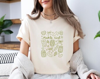 Pickle Girl Shirt, Canning Season Tee, Pickle Lover Gift, Funny Shirt Gifts, Pickle Gifts, Pickle T-shirt