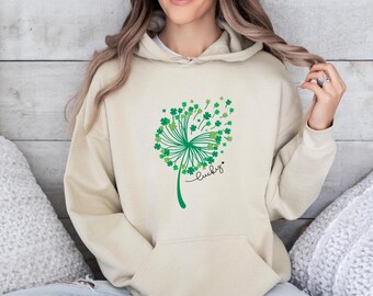 Shamrock Hoodie, Lucky Hoodie, Shenanigans Jumper, St Patrick's Day Hoodie, Irish Day Jumper, St Patricks Gift, Lucky Shamrock Jumper