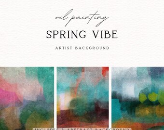 Spring Abstract Oil Painting Background, Hand Painted Minimalist Oil Painting, Fine Art Digital Paper, Abstract painting texture