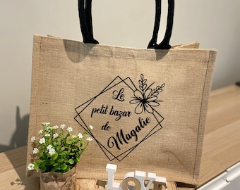 Sac de jute personnalisé - Petit bazar de …