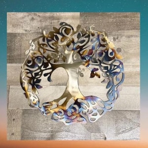 Tree Of Life Metal, Wall Art, Metal Decor, Tree, tree of life, garden decor, metal wall art