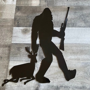 Sasquatch Metal wall art decor