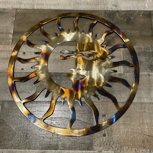 Metal art Sun Decor, Metal Wall Art, Cosmic Art, metal wall art, art decor, wall decor, metal sun, outdoor decor