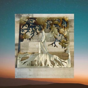 Tree of Life Frame, Wall Art, Metal Art, Metal Decor