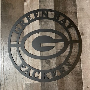GreenBay metal art wall sign, Packers, Green Bay Packers, Metal sport sign, Metal Wall art, football, football team