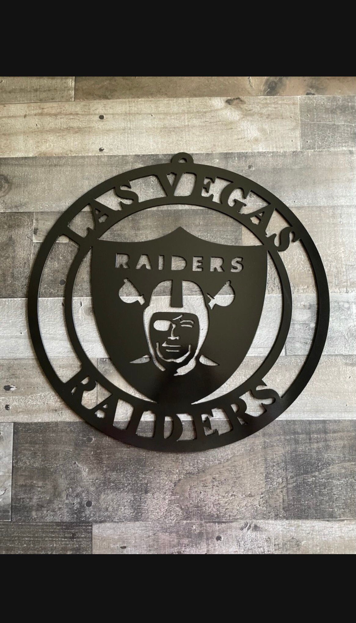 Raiders Metal Wall Decor Etsy