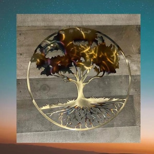 Tree Of Life Metal, Wall Art, Metal Decor, Tree, tree of life, garden decor, metal wall art