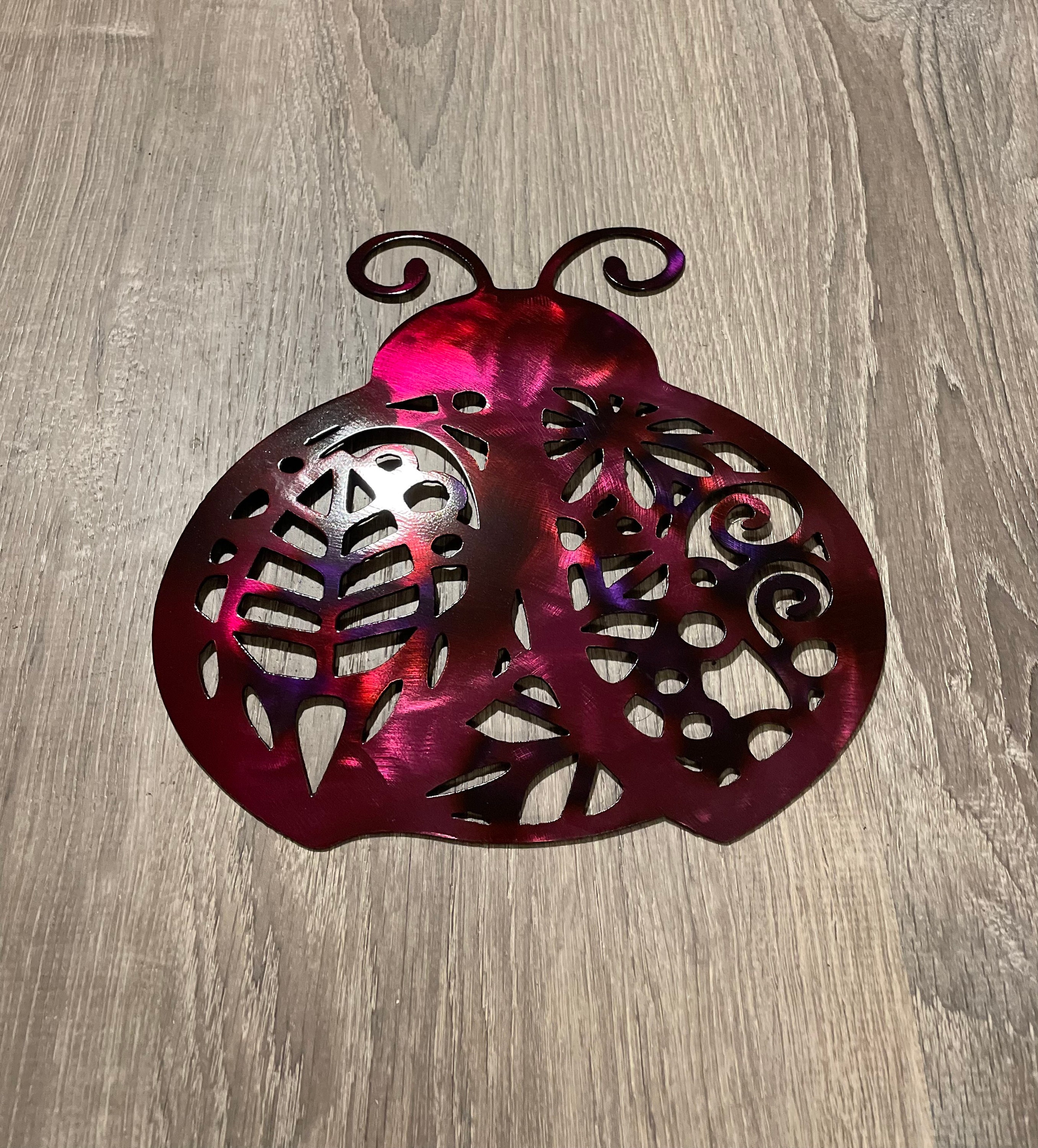 Metal Art Ladybug Wall Decor, Metal Wall Decor, Metal Bee, Bee Decor ...