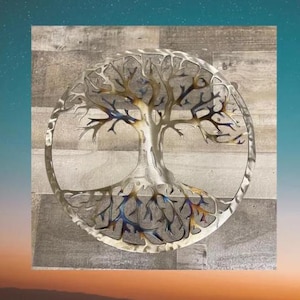 Tree Of Life Metal, Wall Art, Metal Decor, Tree, tree of life, garden decor, metal wall art