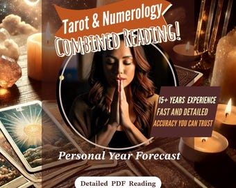 Psychic Personal Year Forecast – Accurate Numerology & Tarot Insights, Yearly Predictions, Fast and Detailed Reading