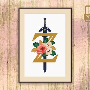 Legend of Zelda Cross Stitch Pattern, Video Game Cross Stitch Pattern, Game Pattern, Video Game xStitch, Magic Cross Stitch Pattern #tv_031