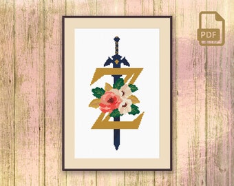 Legend of Zelda Cross Stitch Pattern, Video Game Cross Stitch Pattern, Game Pattern, Video Game xStitch, Magic Cross Stitch Pattern #tv_031