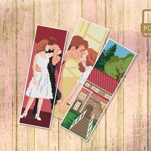 Zakładka Dirty Dancing Cross Stitch Pattern, Retro Travel Cross Stitch, Movie Cross Stitch, TV Cross Stitch Pattern #bm_036