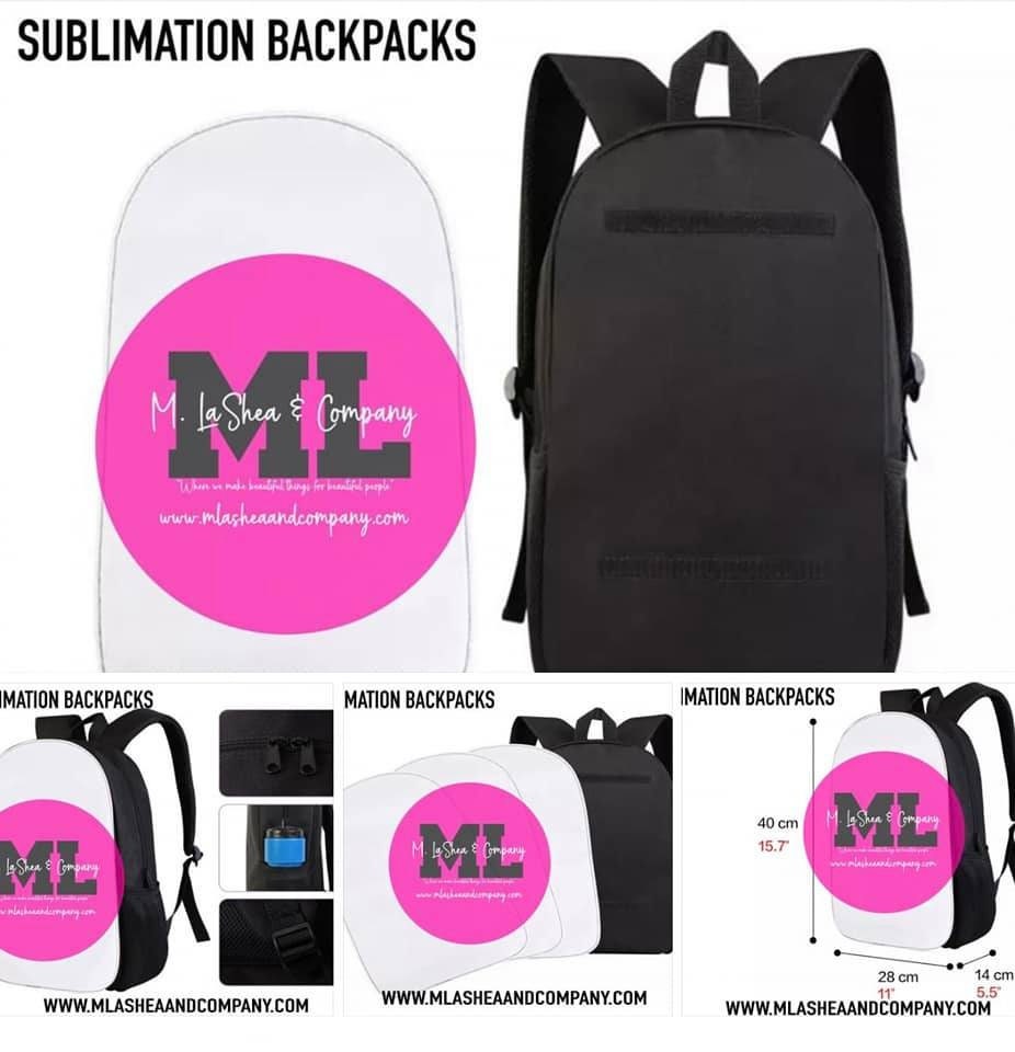 Sublimation backpacks – Buy Let's get Crafty Blanks LLC