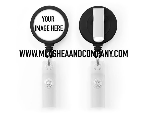 Sublimation badge reels, sublimation blanks, RTS, ready to ship, nurse,  teacher, badge, reel, sublimation , retractable, black