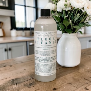 Plant Based Floor Cleaner Concentrate: pH Neutral, Non-Toxic image 1