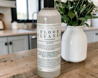 Plant Based Floor Cleaner Concentrate: pH Neutral, Non-Toxic